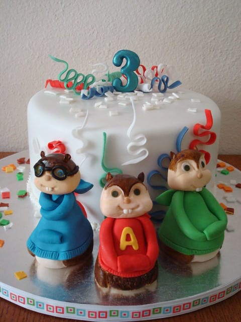 Alvin and the Chipmunks Birthday Cakes