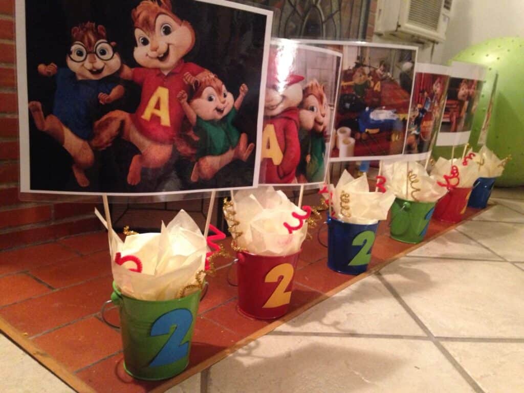 Alvin and the Chipmunks Birthday Favors Ideas