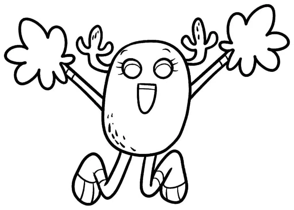 Amazing World of Gumball Coloring Page 