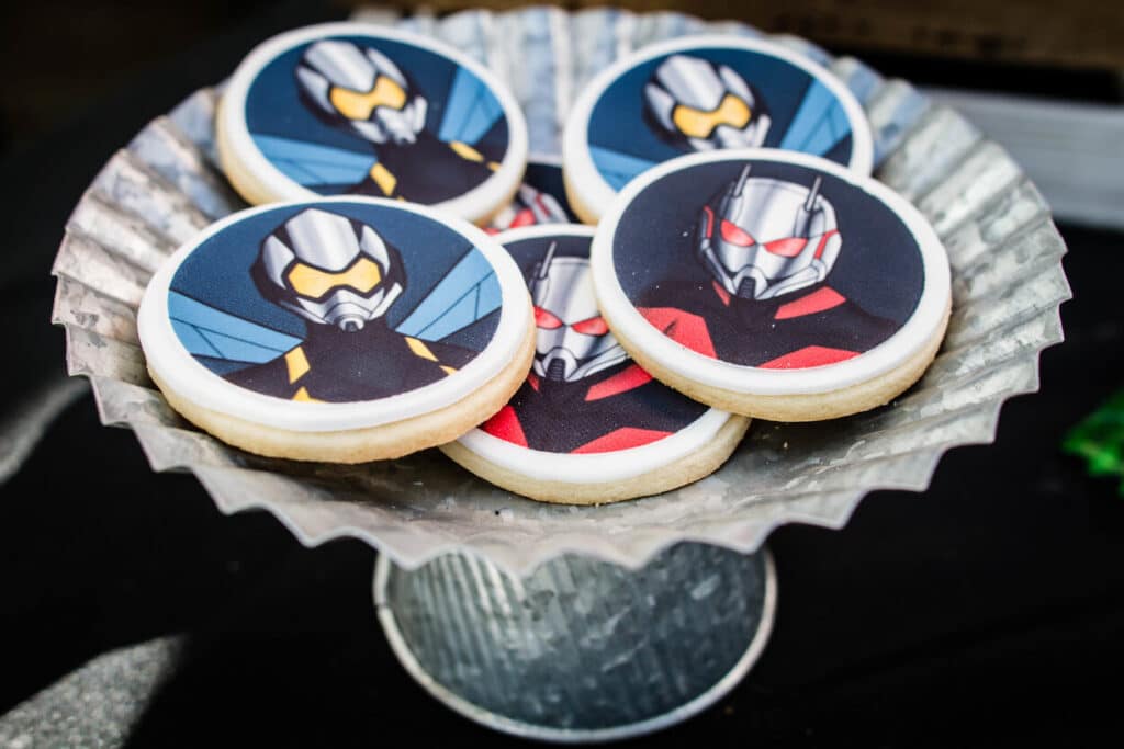 Ant Man Birthday Party Cookies (1)