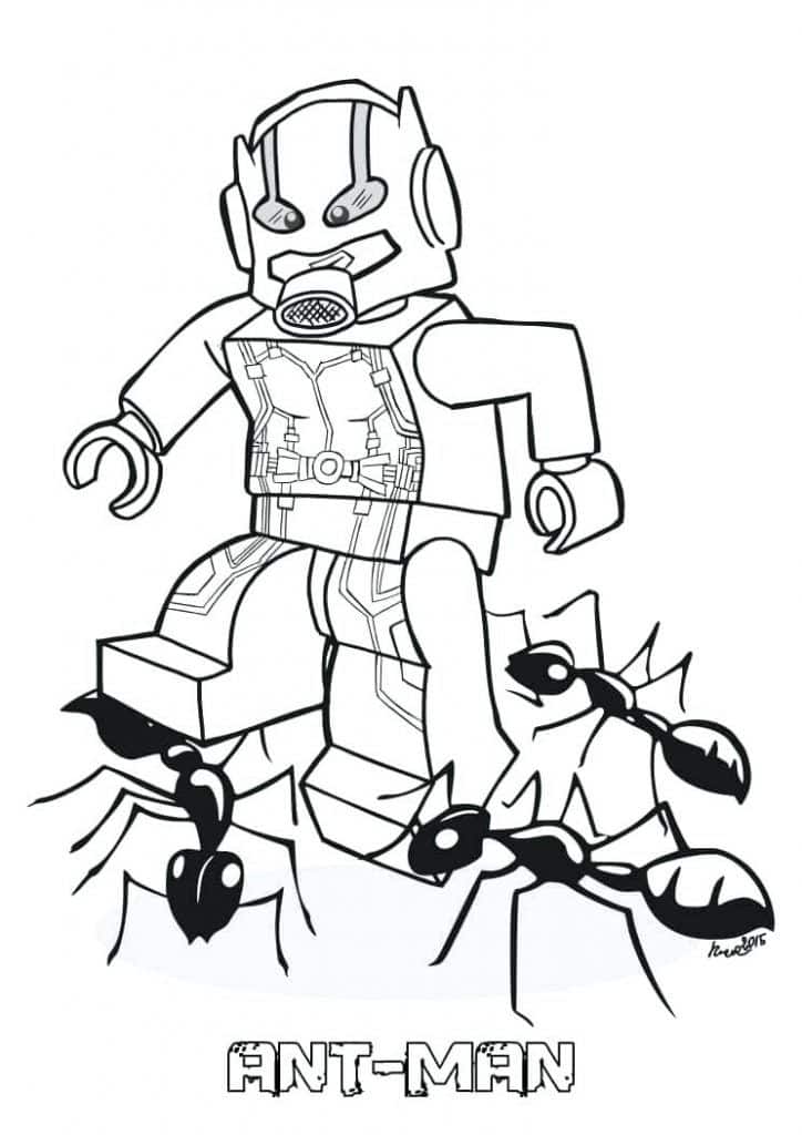 Ant Man Coloring Pages