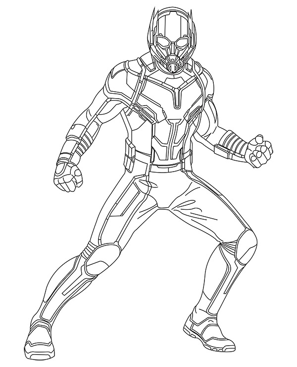 Ant Man Coloring Pages