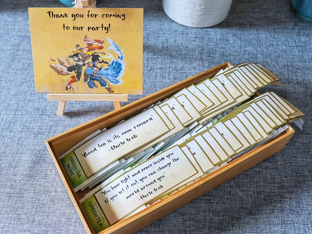 Avatar Birthday Favors