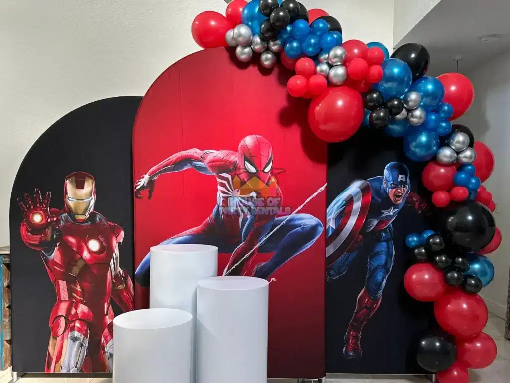 Avengers Birthday Backdrop