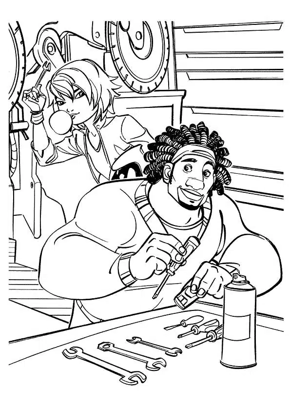 Big Hero Coloring Page