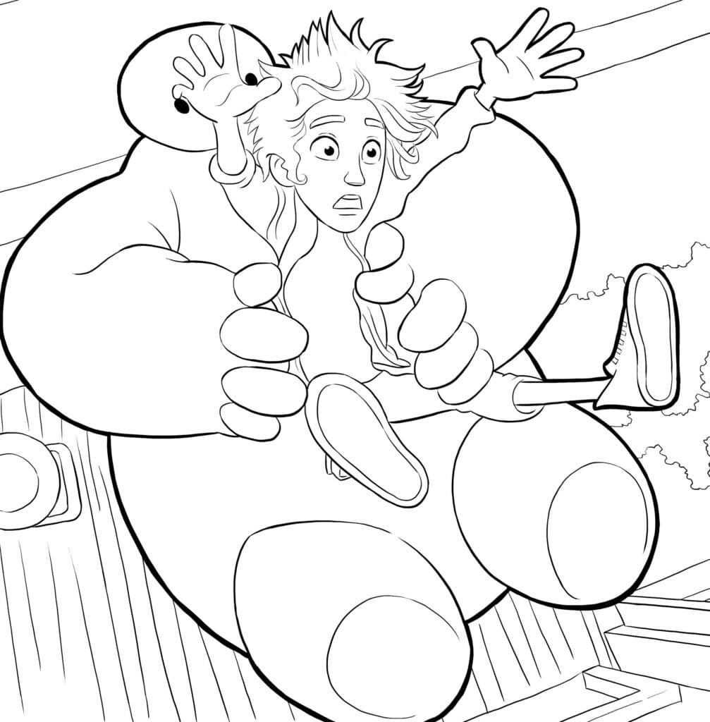 Big Hero Coloring Page