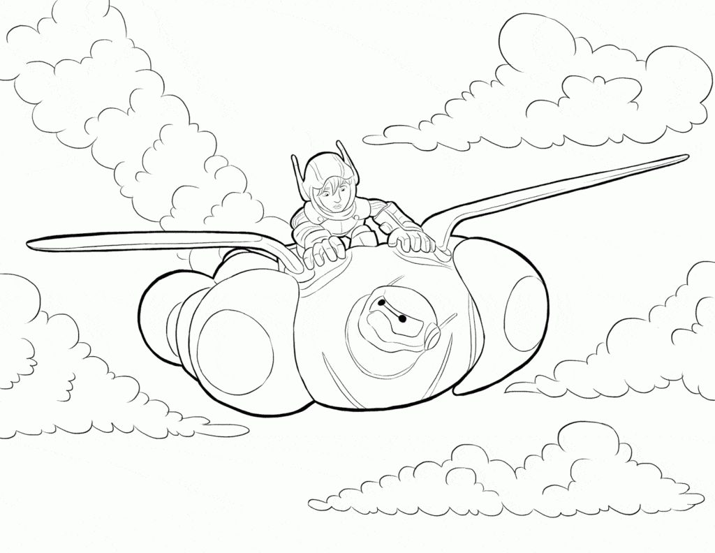 Big Hero Coloring Page