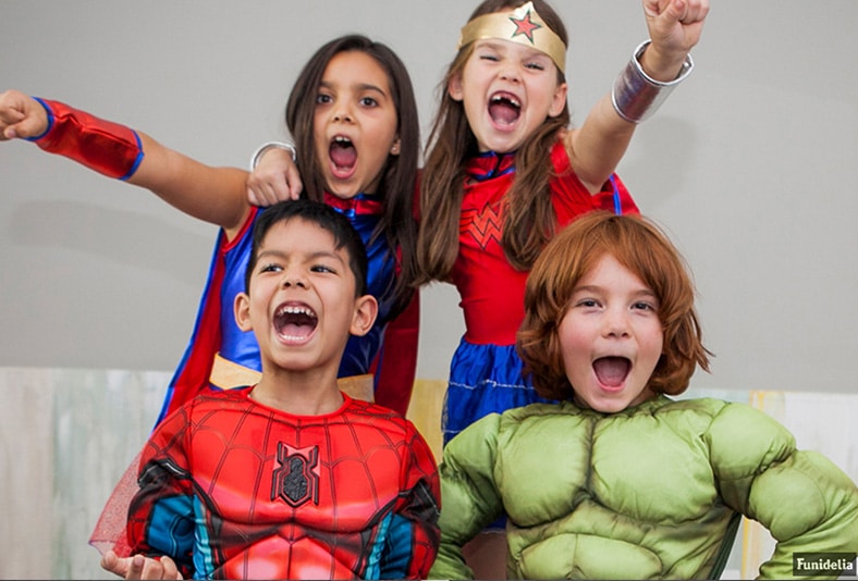 Captain Marvel Birthday Party Costumes