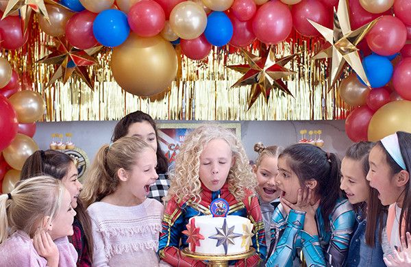 Captain Marvel Birthday Party