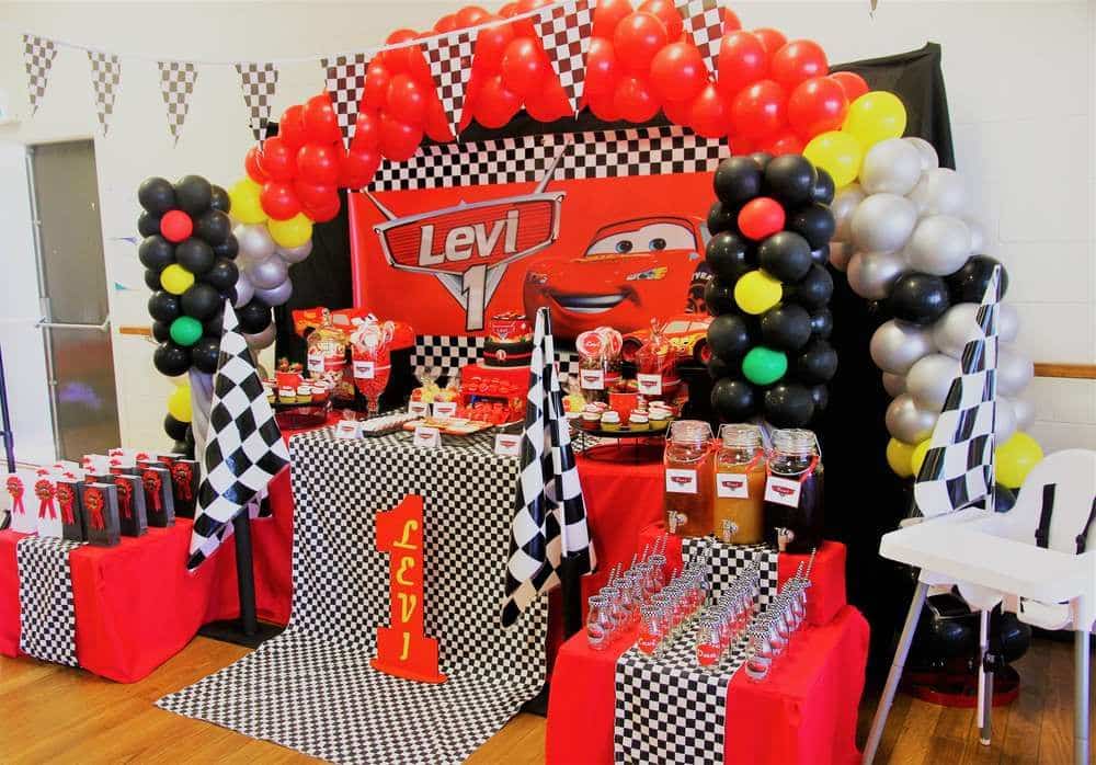 Cars Birthday Dessert Table