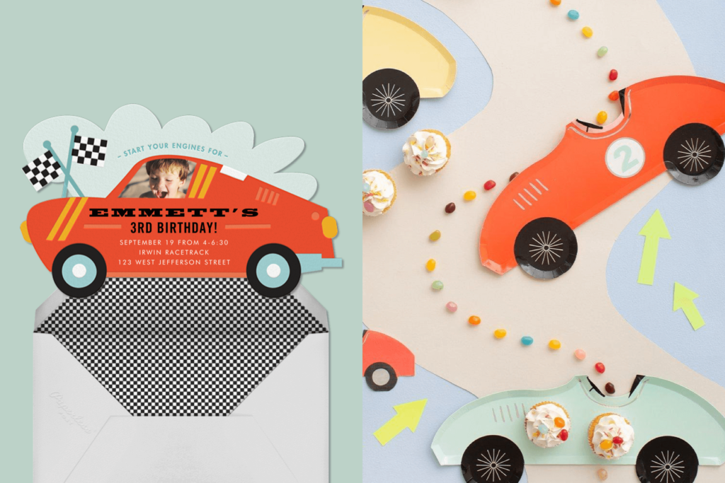 Cars Birthday Invitations