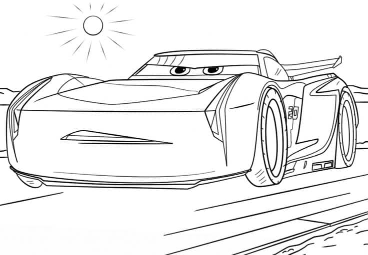 Cars Coloring Page