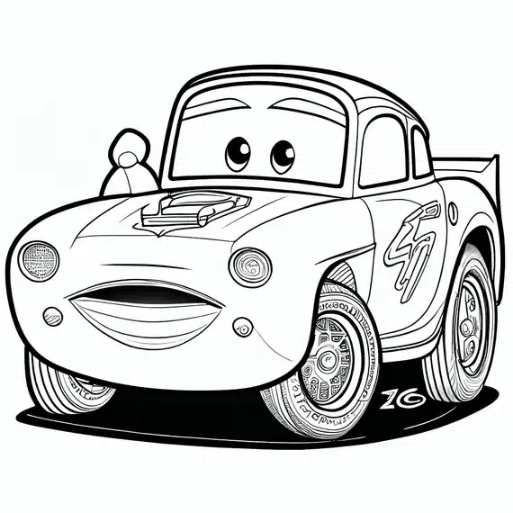 Cars Coloring Page