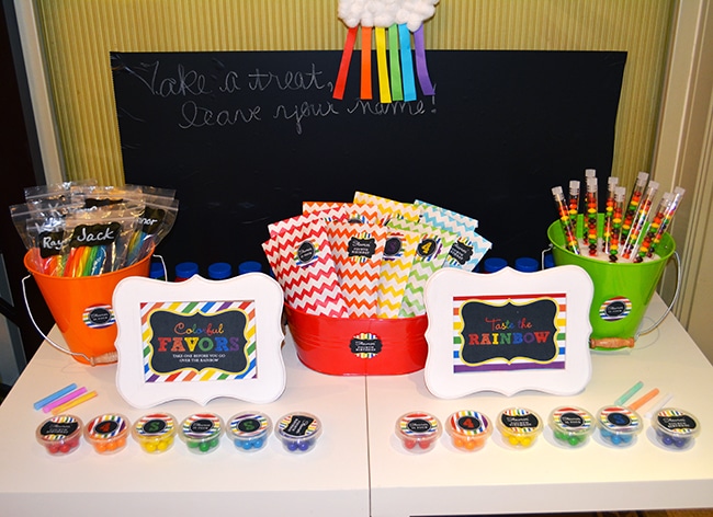 Chalk Zone Birthday Party Favors