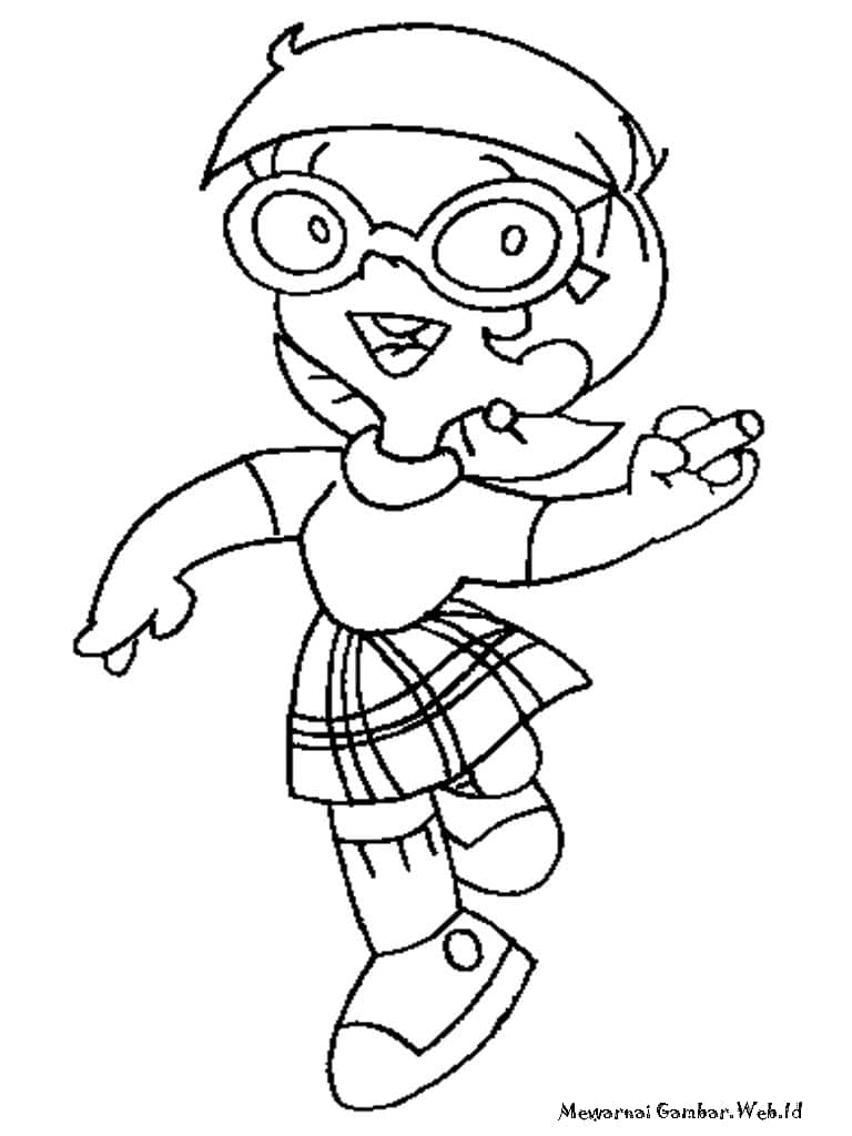 Chalk Zone Coloring Page