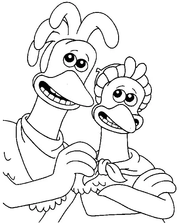 Chicken Run Coloring Pages 