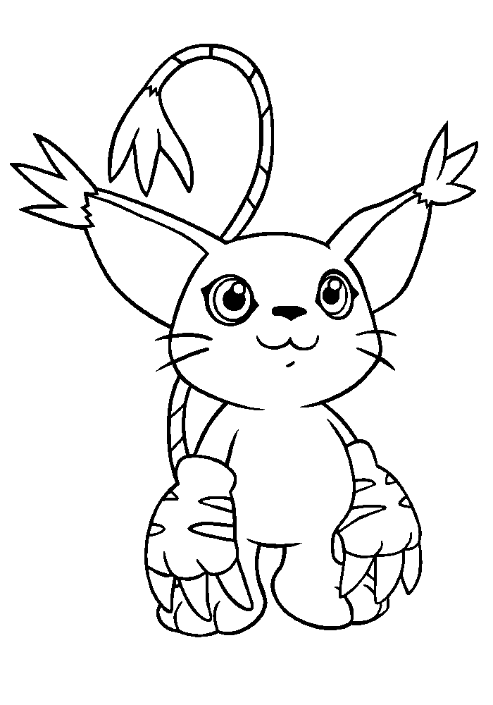 Digimon Coloring Pages 