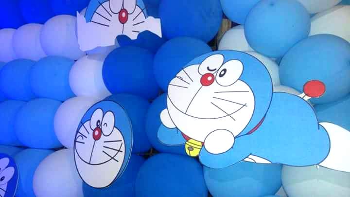 Doraemon Birthday Party Balloons