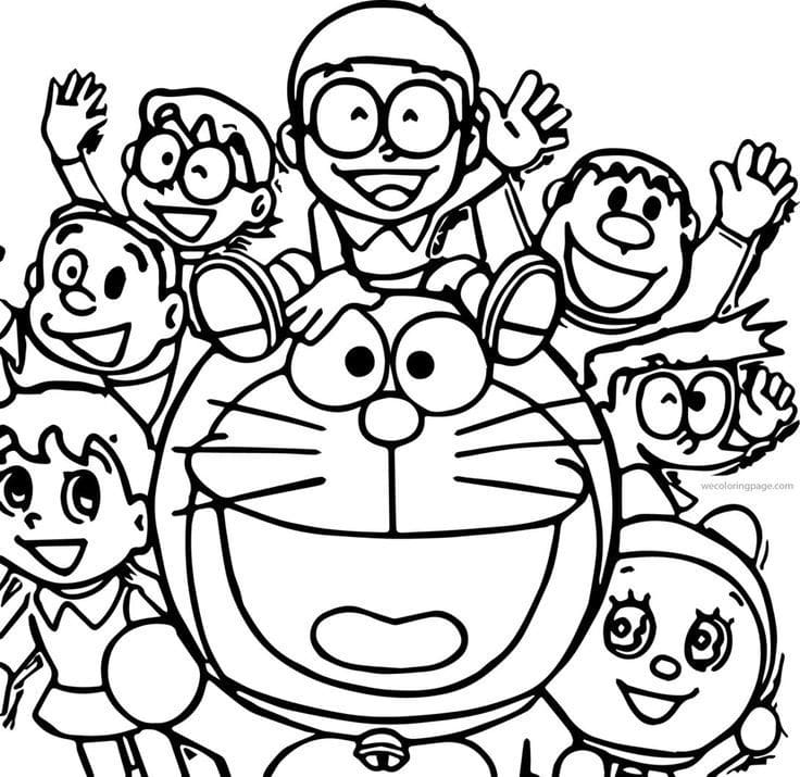 Doraemon Coloring Page