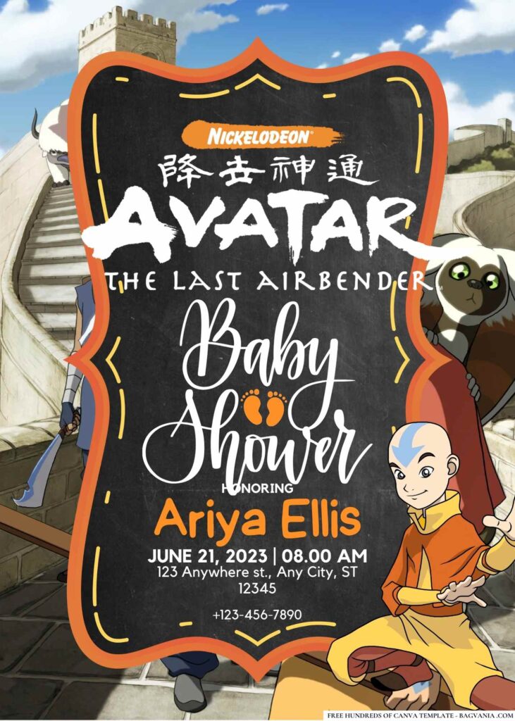 Avatar Baby Shower Invitation