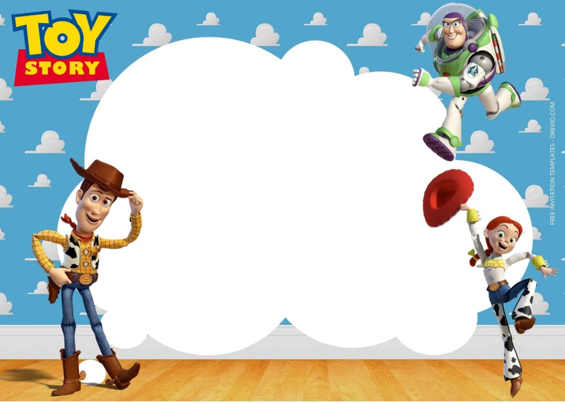 FREE 8+ Have Fun Toy Story Birthday Invitation Templates | Download ...