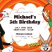 FREE Looney Tunes Playground Birthday Invitation Templates