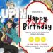 FREE Editable Lupin Birthday Invitation