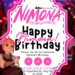 FREE Editable Nimona Birthday Invitation