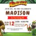 FREE Party In The Madagascar Birthday Invitation Templates