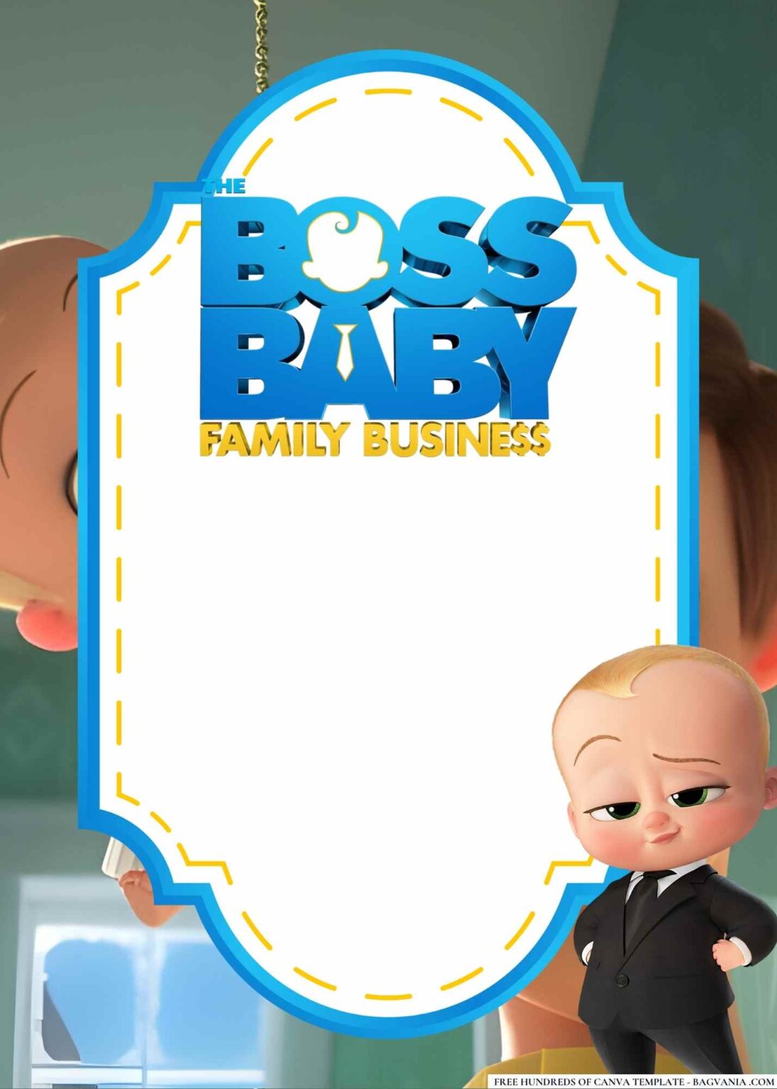 16+ The Boss Baby Baby Shower Invitation Templates | Download Hundreds ...