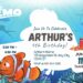 FREE Underwater Finding Nemo Birthday Invitation Templates