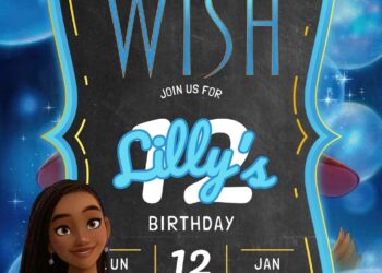 FREE Editable Wish Birthday Invitation