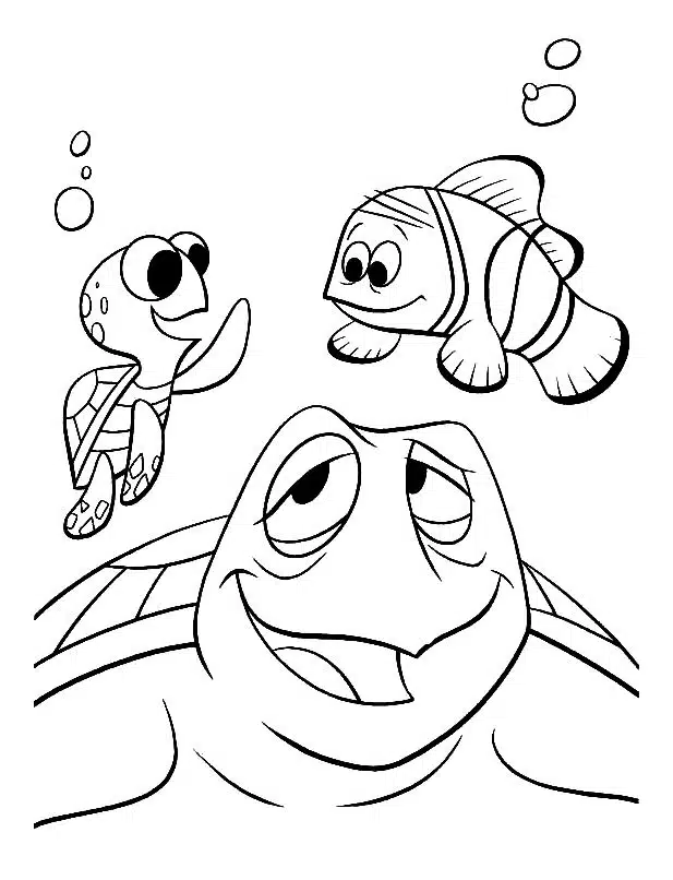 Finding Nemo Coloring Pages