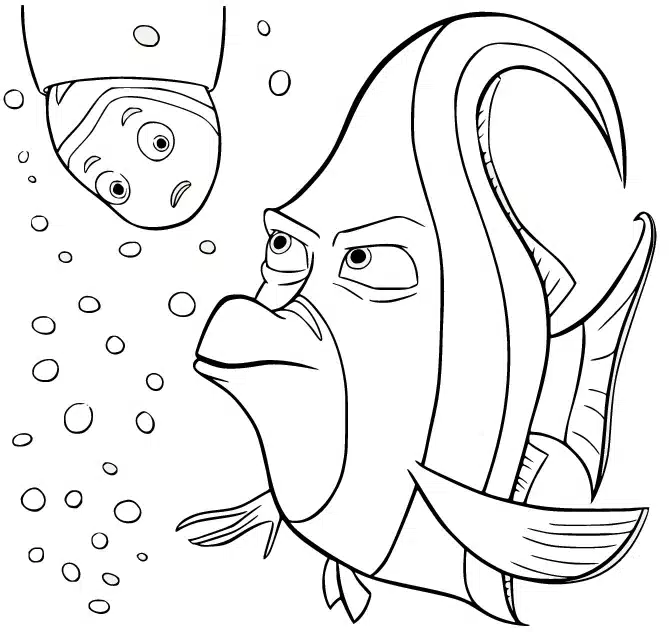 Finding Nemo Coloring Pages