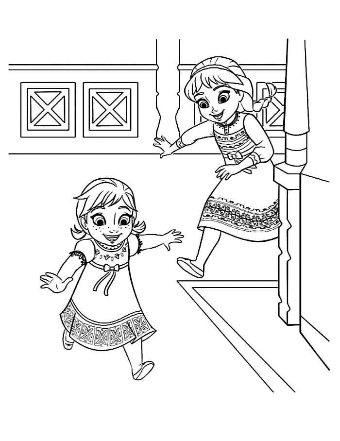 Frozen Coloring Page