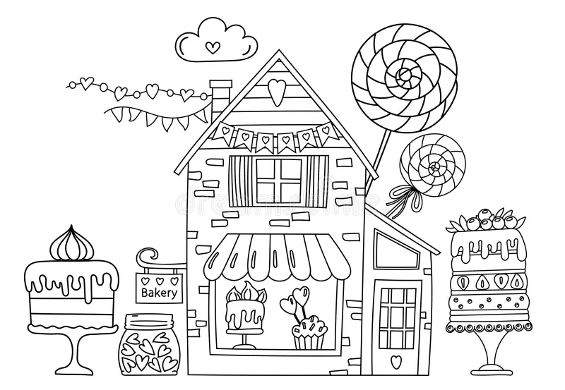 Fun Sweet Treats Coloring Page