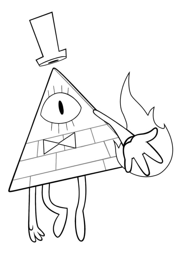 Gravity Falls Coloring Page