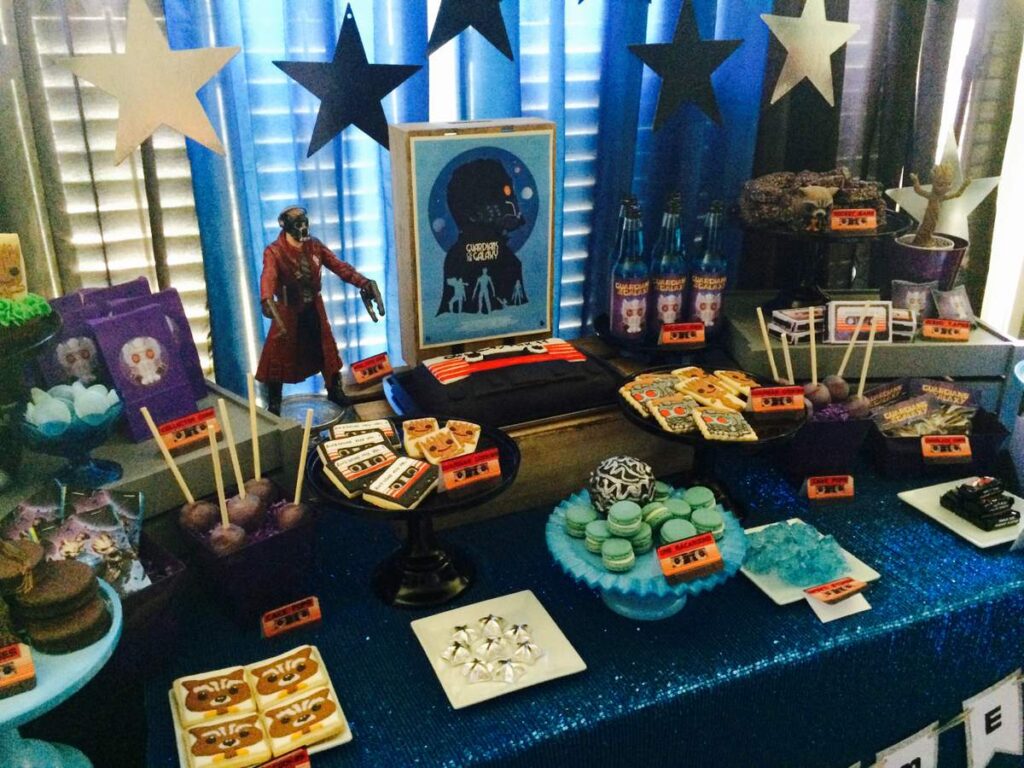 Guardians of the Galaxy Birthday Foods