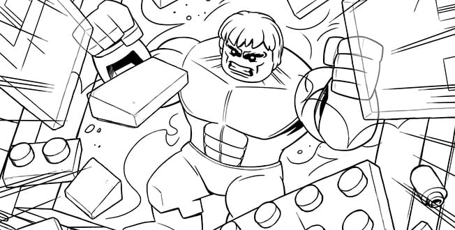 Marvel Avengers Coloring Pages