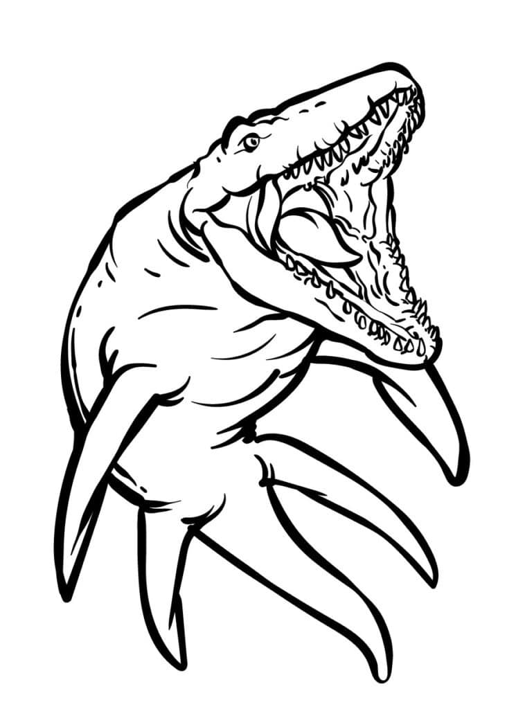 Jurassic World Coloring Page