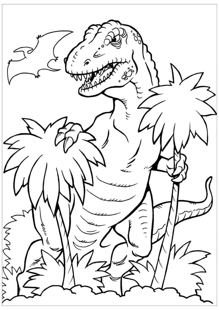 Jurassic World Coloring Page