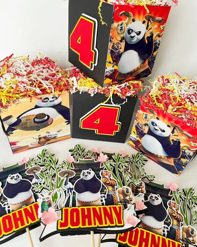 Kung Fu Panda Birthday Favors