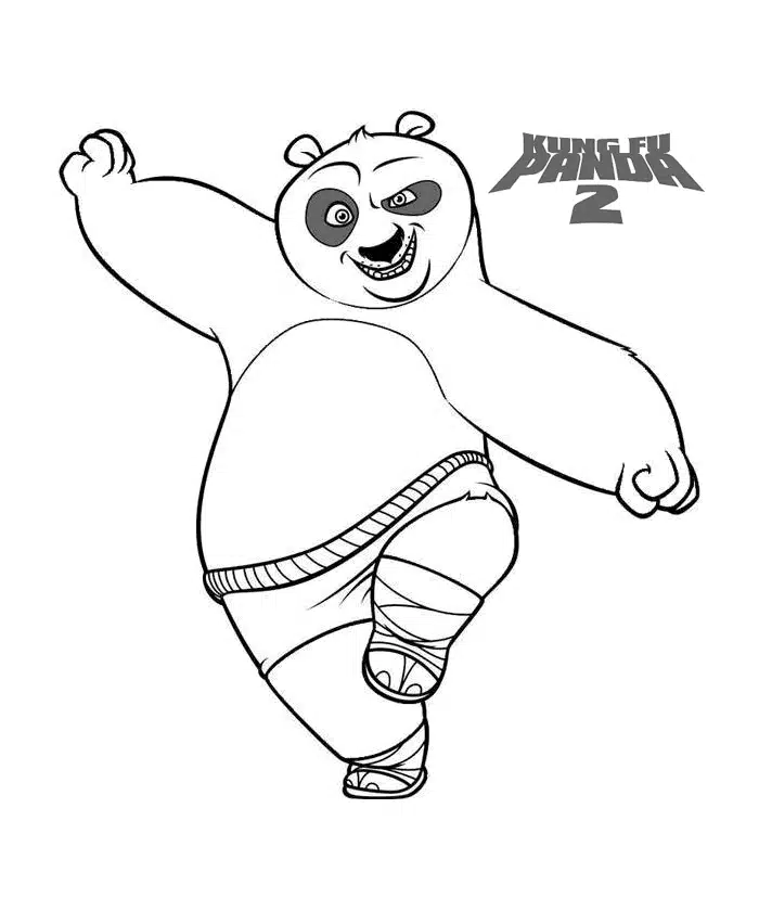 Kung Fu Panda Coloring Pages