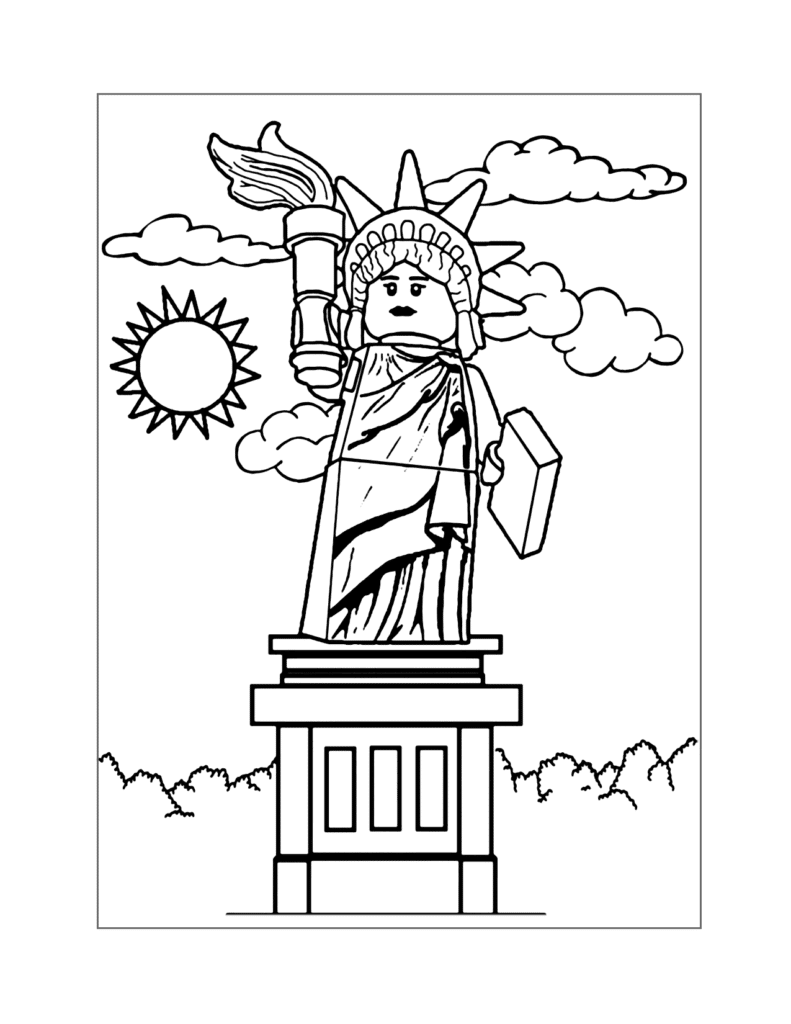 LEGO Coloring Page