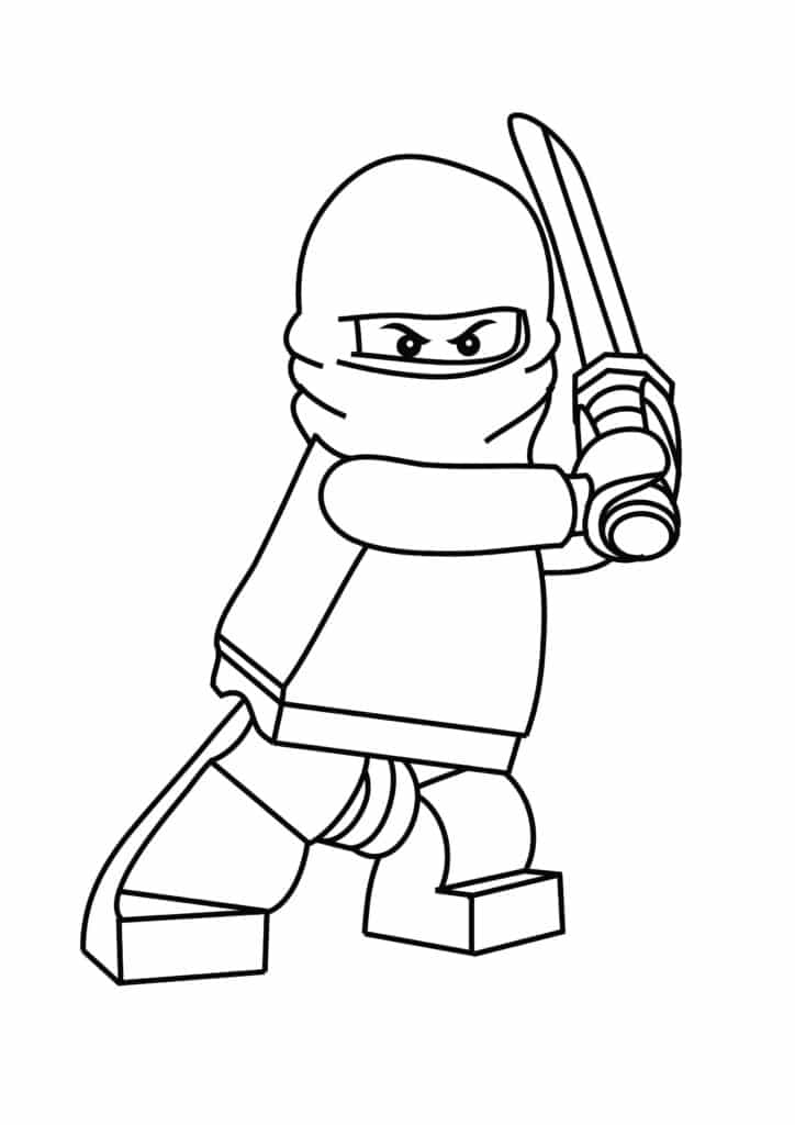 LEGO Coloring Page