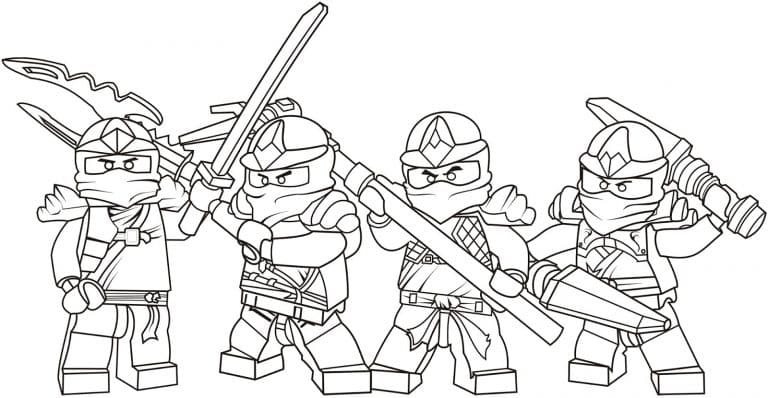 LEGO Coloring Page