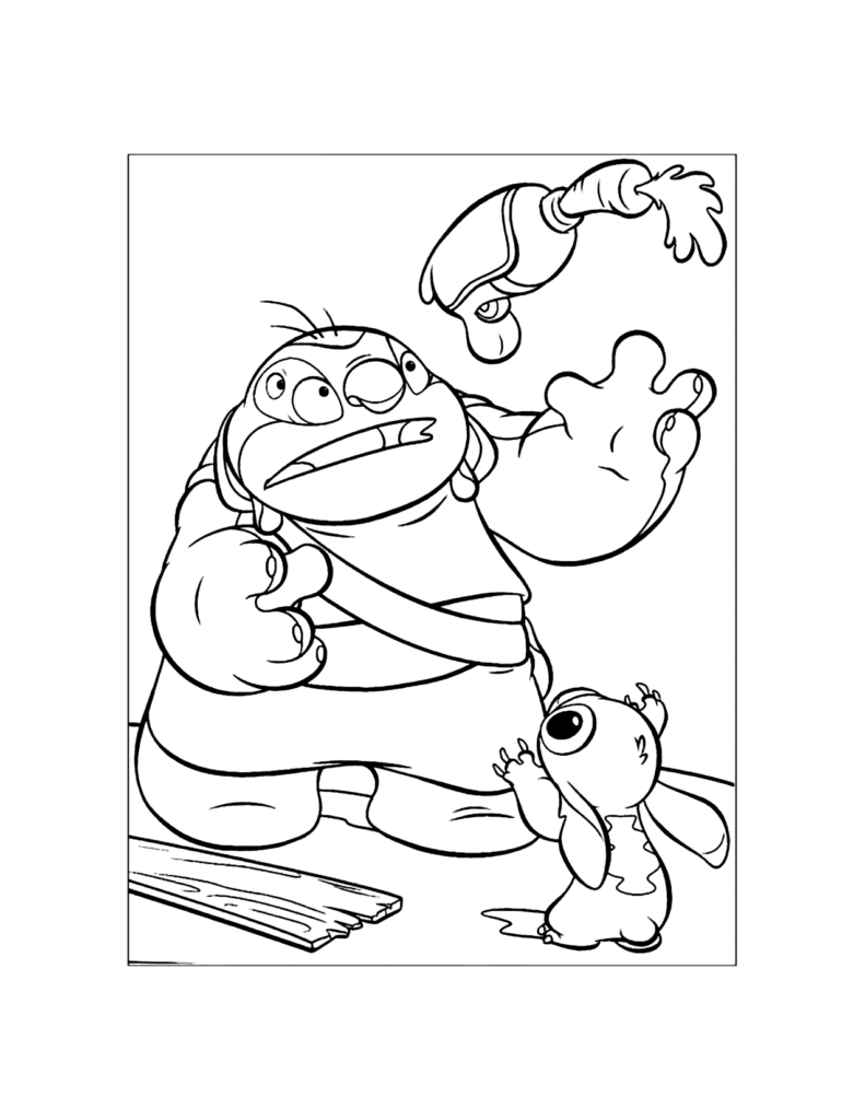 Lilo & Stitch Coloring Page