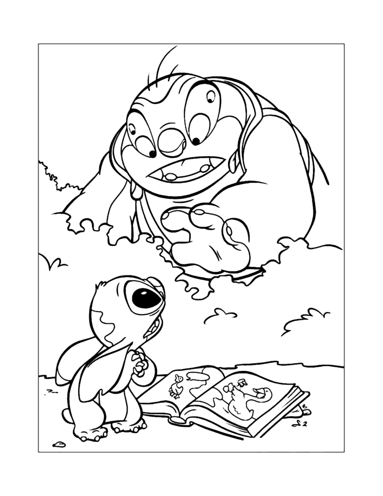 Lilo & Stitch Coloring Page