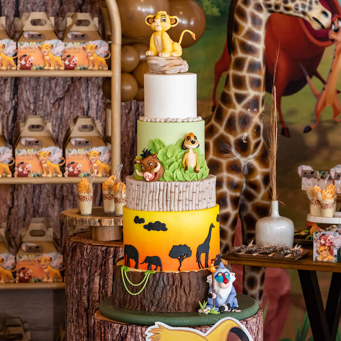 Lion King Birthday Cakes