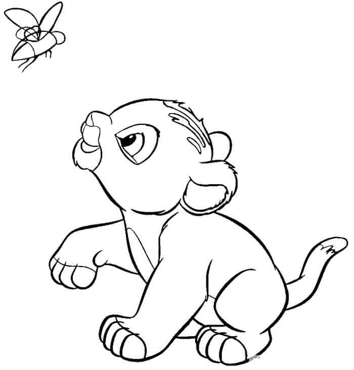 Lion King Coloring Page